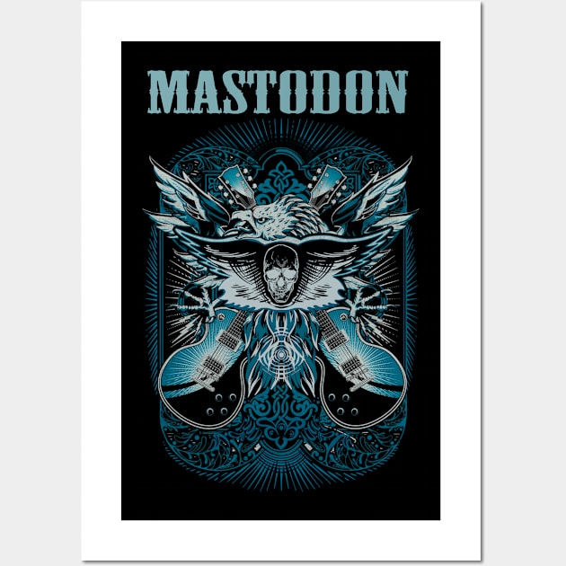 MASTODON BAND Wall Art by batubara.studio